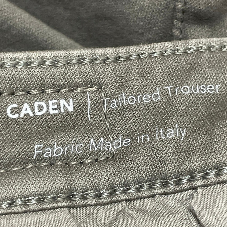Adriano Goldschmied Caden Gray High Rise Slim Straight Tailored Trouser Pants 26