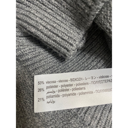 Zara Women's Gray Zip Up Long Sleeve Hooded Hoodie Crop Sweatshirt Sweater Top S