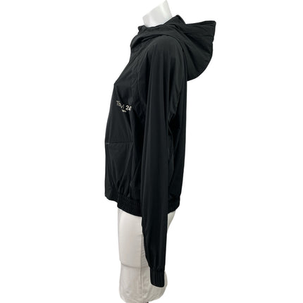 Represent 247 Women's Black Long Sleeve Zip Up Athletic Training Jacket Size 12
