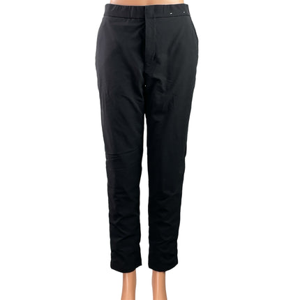 Uniqlo Windproof Warm Lined Women's Black Straight High Rise Trousers Pants M