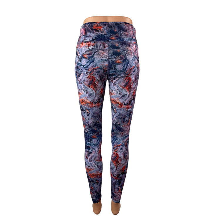 Lululemon Base Pace Abstract Skinny Yoga Athletic Activewear Leggings Pants Sz 6