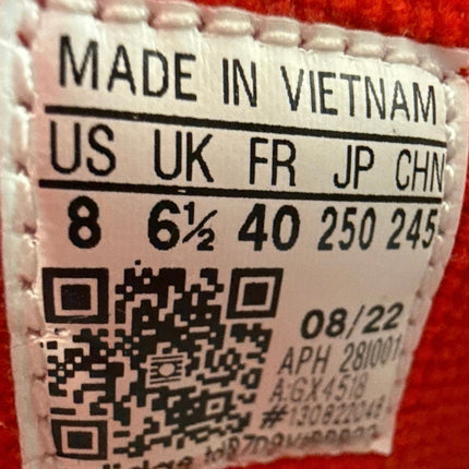 Adidas Forum 84 Men's White Red Low Top Lace Up Athletic Sneaker Shoes Size 8