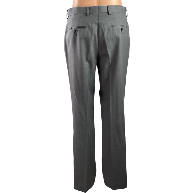 Calvin Klein Women's Gray High Rise Straight Career Trousers Dress Pants Size 29