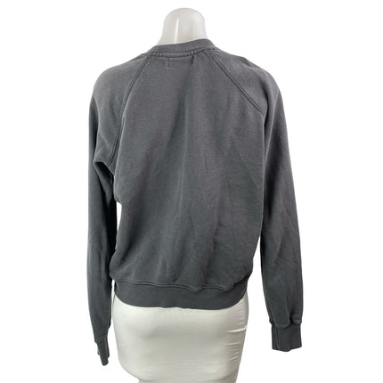 Spiritual Gangster Love More Black Gray Long Sleeve Sweater Sweatshirt Top XS