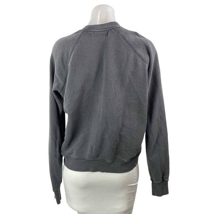 Spiritual Gangster Love More Black Gray Long Sleeve Sweater Sweatshirt Top XS