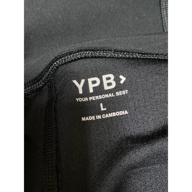 YPB Black Pleated Casual Activewear Mini Skater Tennis Flare A-Line Skirt Size L