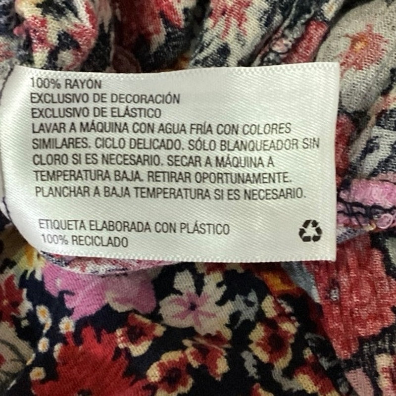 Knox Rose Multicolor Floral V Neck Short Sleeve Button Tie Waist Midi Brie Knox Rose Multicolor Floral V Neck Short Sleeve Button Tie Waist Midi Brie