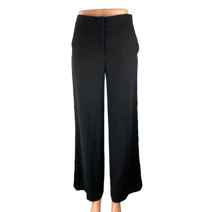 Aritzia Ten Women's Black High Waisted Wide Leg Baggy Trousers Pants Size 2