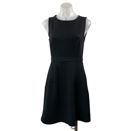 Banana Republic Women's Black Sleeveless Tank Fit & Flare Mini Dress Size 0