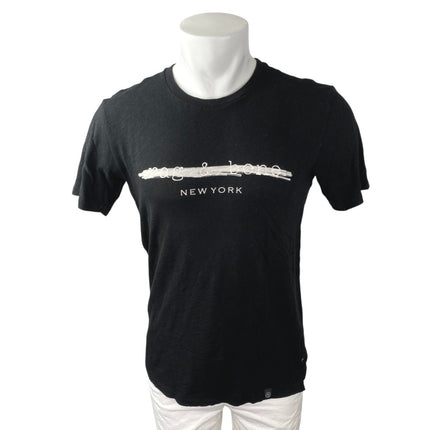 Rag & Bone Men's Black Logo Graphic Crew Short Sleeve T Shirt Tee Top Size S