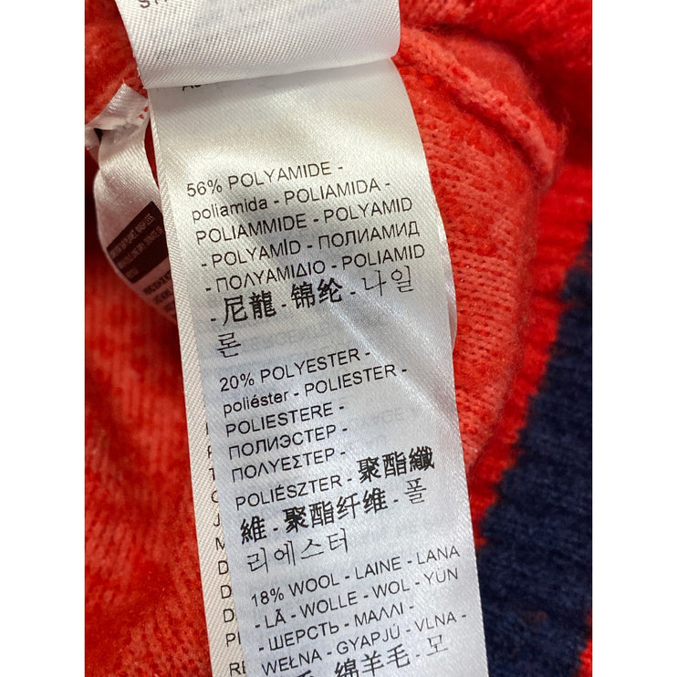 Levi's Coit Boxy Red Wool V Neck Sleeveless Button Down Cardigan Sweater Top XS