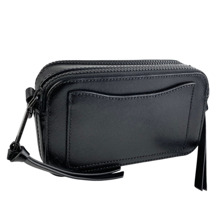 Marc Jacobs Snapshot DTM Black Genuine Leather Zip Unisex Purse Camera Bag OS