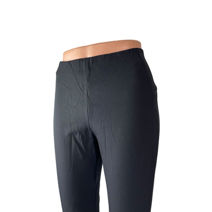 Veronica Beard Women's Black High Rise Slim Straight Trousers Dress Pants Size 8