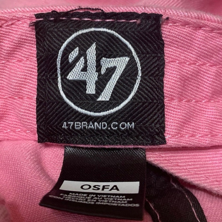 47 Brand Playboy Bunny Women's Pink Adjustable Strapback Baseball Cap Hat Sz OS