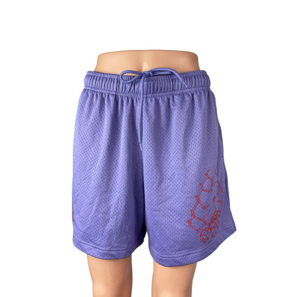 Urban Outfitters Purple Elastic Waist Athletic Activewear Basketball Shorts Sz M