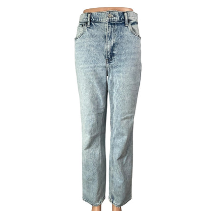 Abercrombie & Fitch The 90s Straight Ultra High Rise Blue Denim Jeans Size 27
