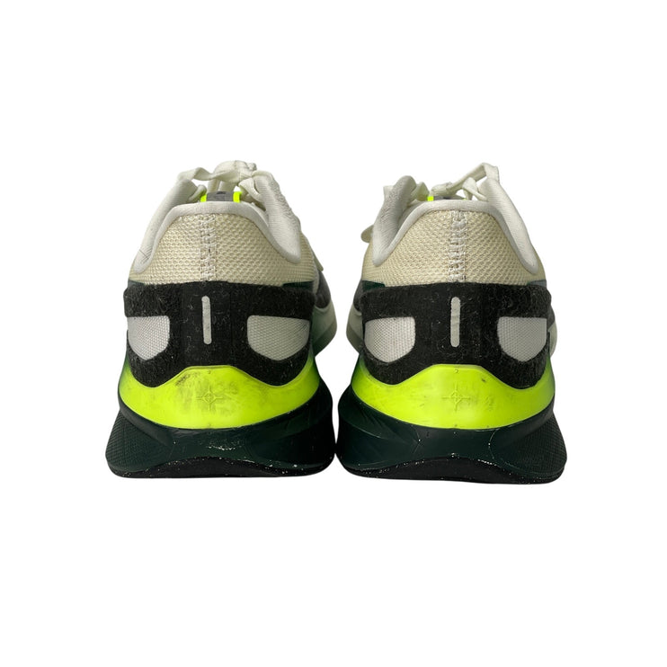 Nike Zoom Structure 25 WA:KE.UP Men's White Green Road Running Shoes Size 9
