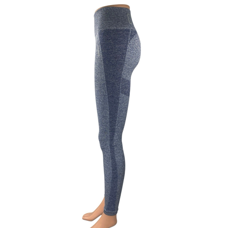 Gymshark Blue Skinny Leg Mid Rise Activewear Fitness Workout Leggings Pants Sz S