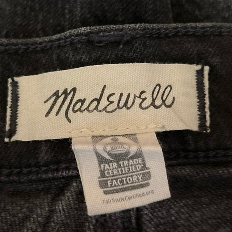 Madewell 90's Straight Womens High Rise Straight Leg Stretch Denim Jeans Size 25