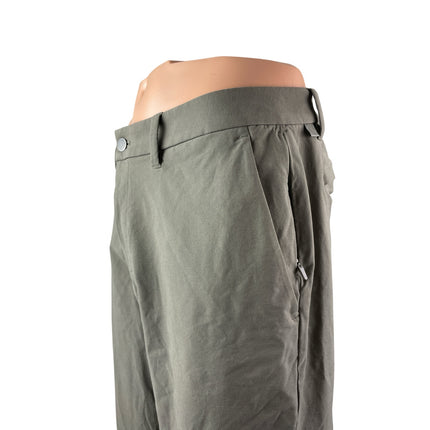 Lululemon ABC Men's Gray Mid Rise VersaTwill Classic Straight Trousers Pants 33