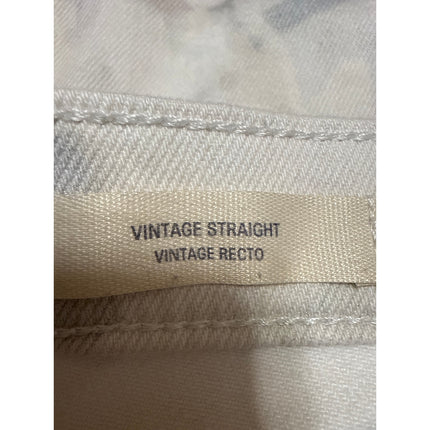Universal Thread Women's Watercolor Floral Pastel Straight Crop Denim Jeans Sz 4