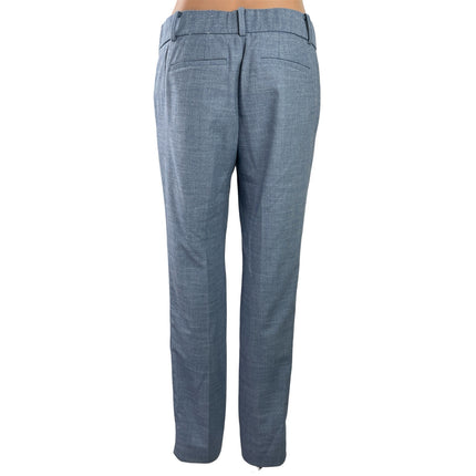 Talbots Hampshire Women's Blue Mid Rise Straight Leg Ankle Trousers Pants Size 2