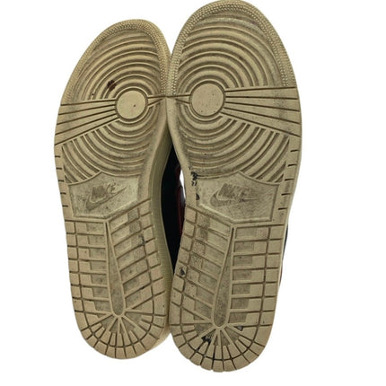 Nike Air Jordan 1 Retro Men's Black Leather High Top Athletic Sneakers Shoes 12