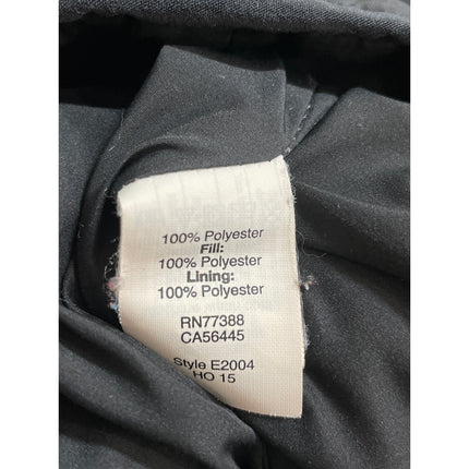 J.Crew Women's Black Quilted High Neck Long Sleeve Field Puffer Coat Jacket Sz M