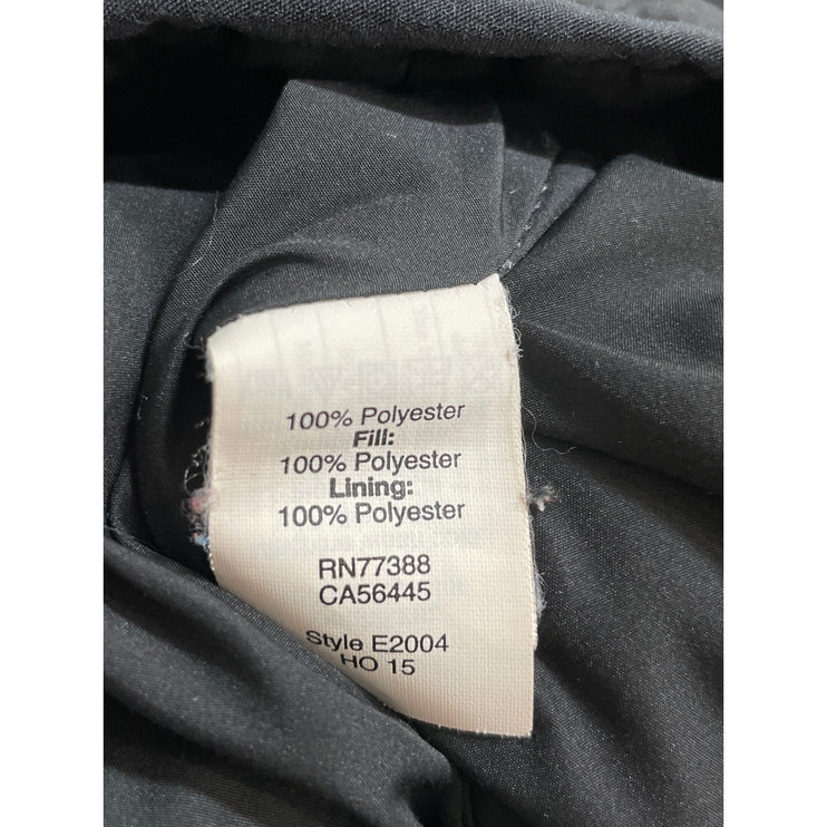 J.Crew Women's Black Quilted High Neck Long Sleeve Field Puffer Coat Jacket Sz M