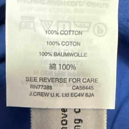 J.Crew Dress Blue Sleeveless Halter V-Neck Poplin Flutter Hem Mini Shift Dress 2