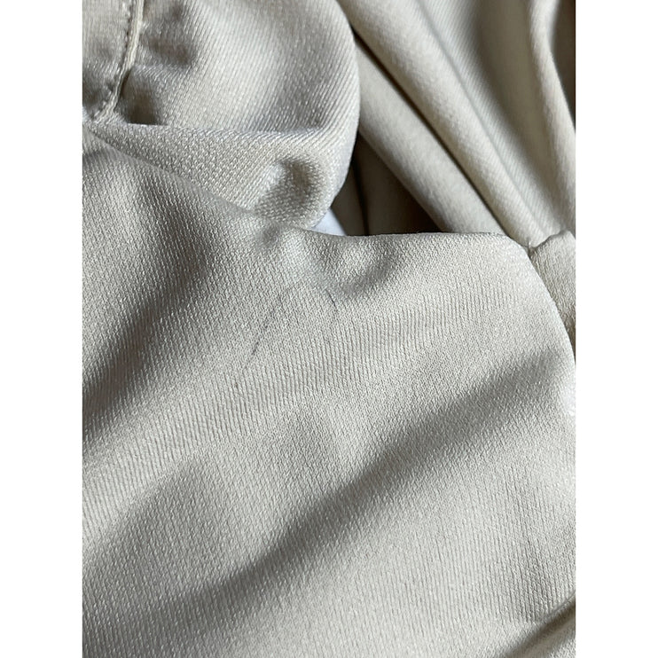 Abercrombie & Fitch Beige Khaki Colorblock Cutout Ruched Mini Bodycon Dress ST