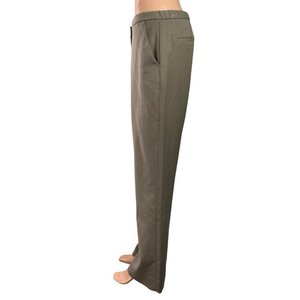 Abercrombie & Fitch Women's Taupe Gray High Rise Wide Leg Trousers Pants Size 28