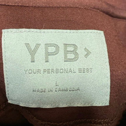 Abercrombie & Fitch YPB Women's Brown Long Sleeve Zip Up Bomber Coat Jacket L