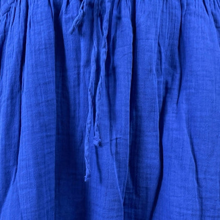 NEW Old Navy Poet Blue Puff Sleeve Mini Peasant Blouson Flare A-Line Dress Sz 4X