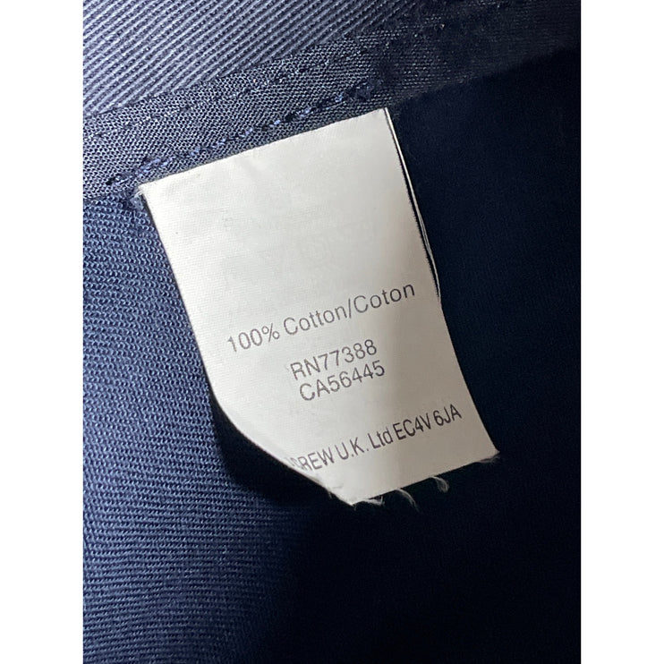 J.Crew Downtown Blue Long Sleeve Boyfriend Military Utility Field Coat Jacket XS