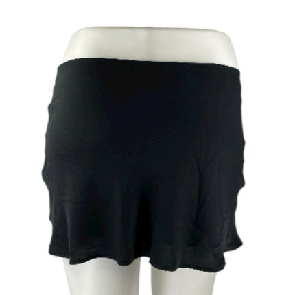 Abercrombie & Fitch Women's Black Low Waist Straight Pencil Mini Skirt Size L