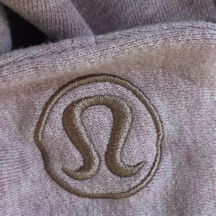 Lululemon Scuba Women's Pink Half-Zip Hooded Hoodie Sweatshirt Sweater Top XS/S