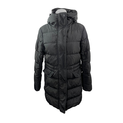 Aritzia Babaton Women's Black Down Hoodie Long Sleeve Puffer Coat Jacket Size S