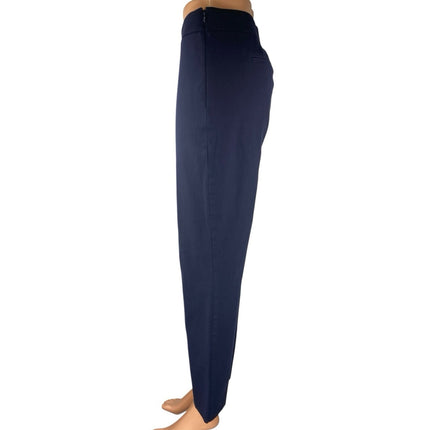 Talbots Chatham Women's Black Mid Rise Straight Leg Trousers Dress Pants Size 4