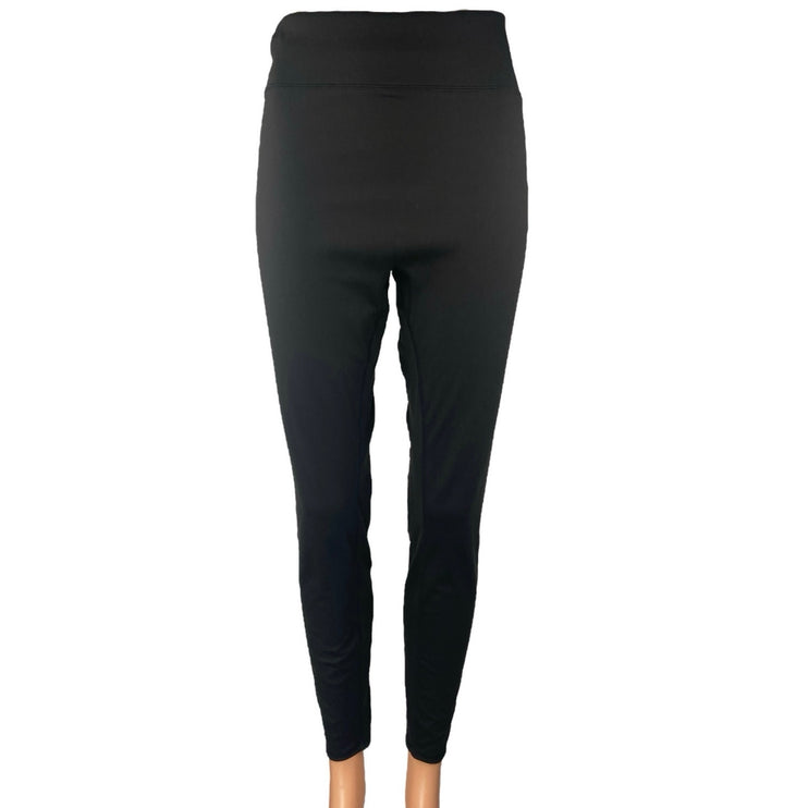 NEW 32 Degrees Heat Black High Waisted Activewear Workout Yoga Leggings Pants L