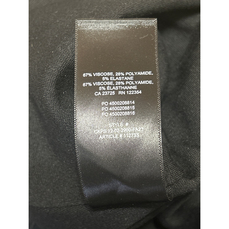 Aritzia Babaton Black Strapless Sleeveless Sweetheart Tube Bandeau Crop Top 4