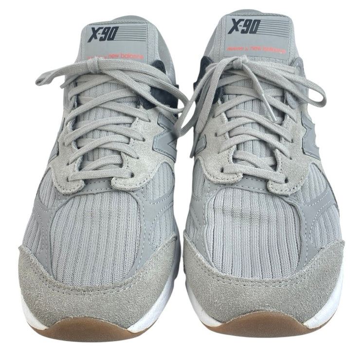 New Balance X-90 Men's Gray Orange Colorblock Lace Up Sneakers Shoes Size 9