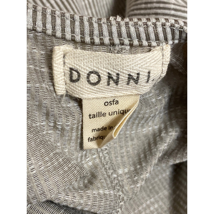 Donni Women's Gray Long Sleeve Pocket Open Long Cardigan Sweater Top One Size