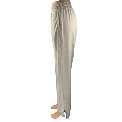 Abercrombie & Fitch Beige Pull On High Waisted Wide Leg Trousers Pants Size S