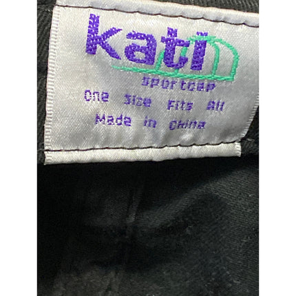 Kati Unisex Black NASA Embroidered Adjustable Strapback Baseball Cap Hat OS