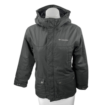 Columbia Women's Black Omni Heat Long Sleeve Hoodie Hooded Rain jacket Size M