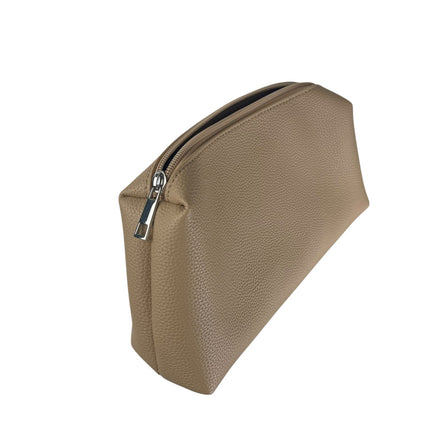Newbella Kelly Light Beige Nude Faux Leather Vegan Pebble Crossbody Bag Handbag