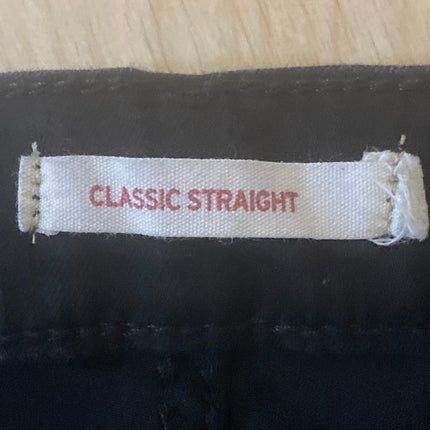 Levi's Classic Straight Women's Black High Rise Relaxed Denim Jeans Size XL