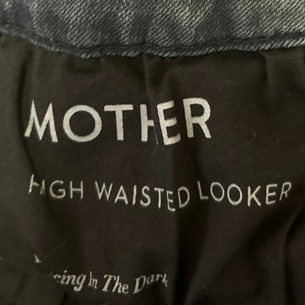 Mother Women's Black Gray High Waisted Looker Skinny Denim Jeans Pants Size 27