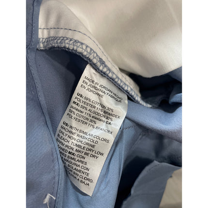 White House Black Market Women's Blue High Rise Straight Trousers Pants Size 4